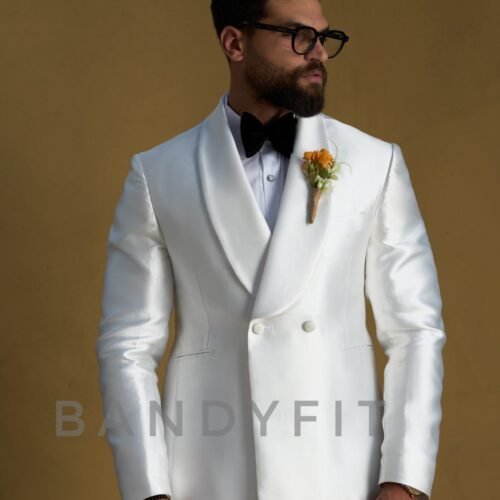 IMG_0526 A quare-Patterned Shawl Lapel Tuxedo Suit
