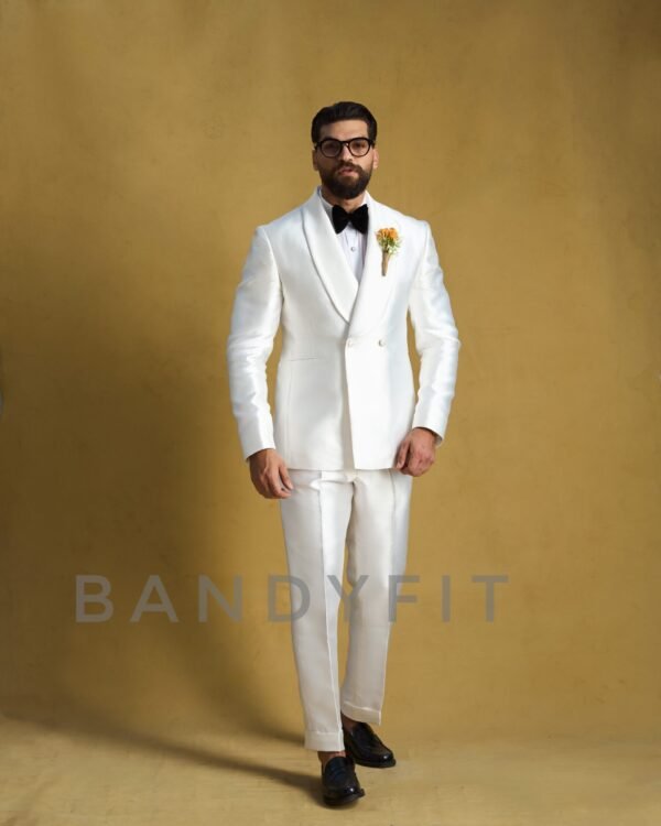 IMG_0527(1) A quare-Patterned Shawl Lapel Tuxedo Suit