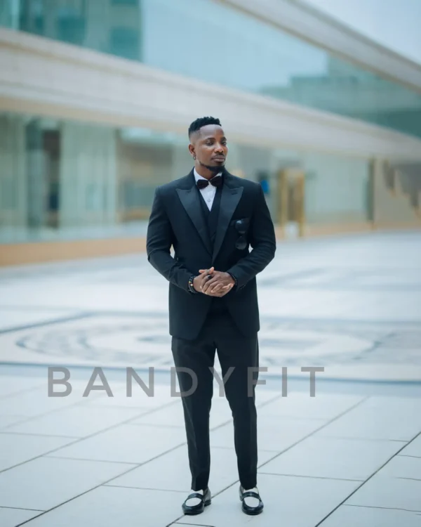 Black Tuxedo Styled Suit wear