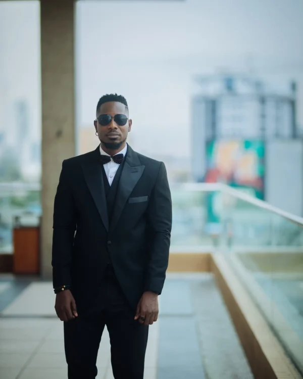 Black Tuxedo Styled Suit wear