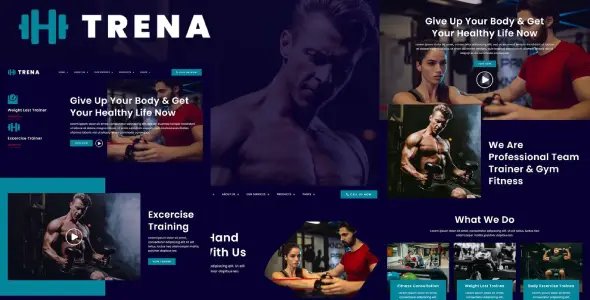 Trena – Sport & Fitness Trainer Services Elementor Template Kit