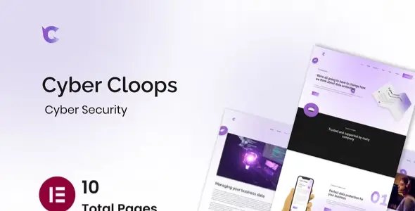 Cyber Cloop – Cyber Security Elementor Template Kits